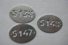 100 plaque numero casier