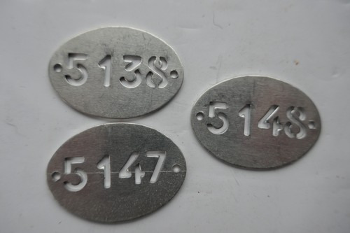 100 plaque numero - , casier