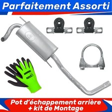 Pot d’échappement arrière