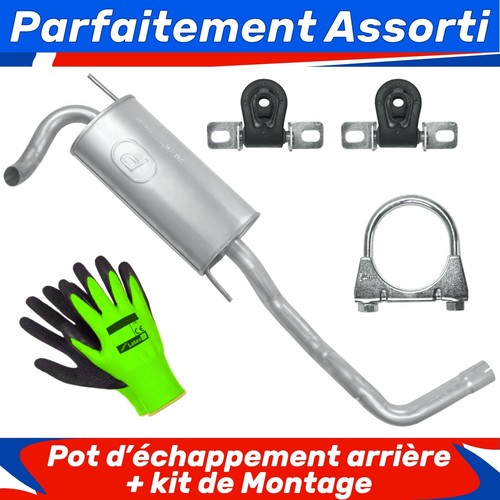 Pot échappement arrière - pot, d’échappement