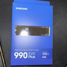 4TB Samsung 990 EVO Plus M.2 NVMe PCIe 5.0 SSD Solid State Drive MZ-V9S4T0