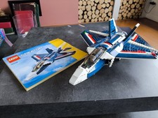LEGO CREATOR 31039 BLUE POWER JET AIRCRAFT + INSTRUCTIONS VGC