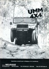 UMM Cournil 4x4 sales brochure - French text