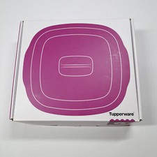 Tupperware MicroPro Series Grill Set Base & Lid For Microwave w/Cookbook NEW NIB