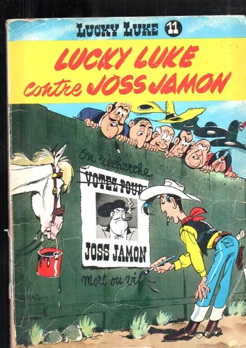 Ancien lucky luke - lucky, contre