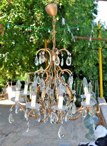 Ancien lustre cage - ancien,