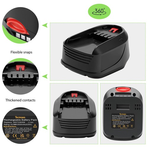 18v 5ah 6ah batterie - batterie, pour
