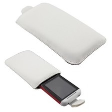 caseroxx Slide Poche pour Nokia 5310 2020 XpressMusic en blanc fait de Cuir arti