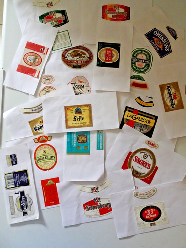 Lot étiquettes de - étiquettes,