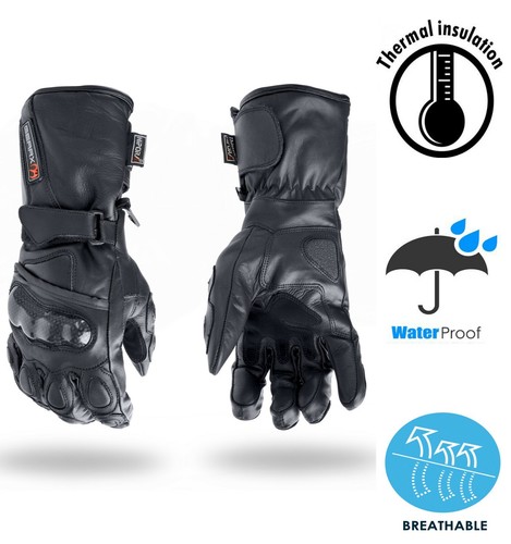 Gants moto cuir d hiver - moto, d'hiver