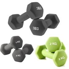 Set 6 Haltères Hexagonaux