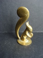 Ecureuil art déco en bronze