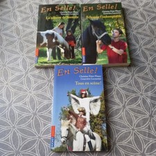 lot 3 livres série En Selle tomes 10 11 12 Editions pocket Jeunesse 9 + Ans 