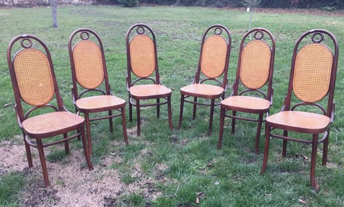 Chaises bistrot cannées - 6,