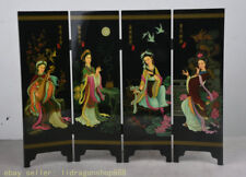 12 lacquerware 4 super belles belles xi chinois shi - wun fils paravent