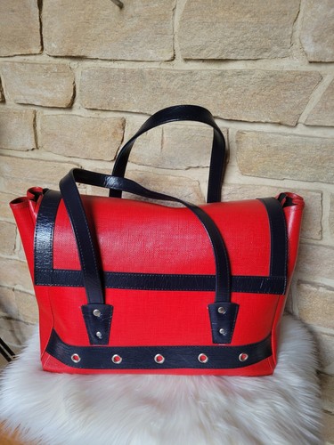 Grand sac vintage rouge - sac,
