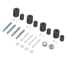 Fixation pour radiateurs design de salle de bain support mural métal anthracite