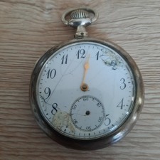MONTRE GOUSSET EN ARGENT ET SA