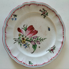 Assiette ancienne Lunéville