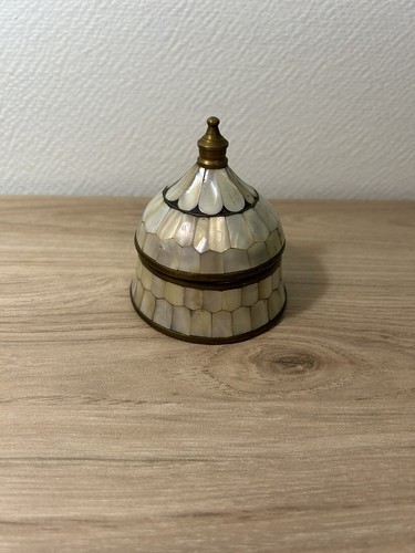Boite bijoux laiton et - boite,