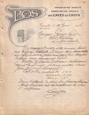 GRENOBLE - LETTRE CAFES BOS -