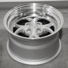 15x8.5 Silver Machined Wheels Klutch SL2 4x108 17 (Set of 4)  73.1