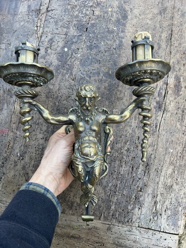 Applique bronze faune - bronze,