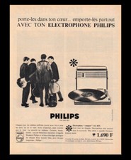 PUB / ADVERTISEMENT / AD PHILIPS Electrophone - year 1964 vintage
