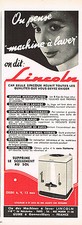 1953 Lincoln ADVERTISING ADVERTISING Washing Machine