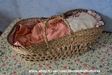 Ancien Couffin Pour Poupée