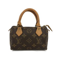 Louis Vuitton Monogram Mini Speedy Hand Bag Brown/2BH2639