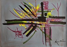 Peinture à l'huile abstraite