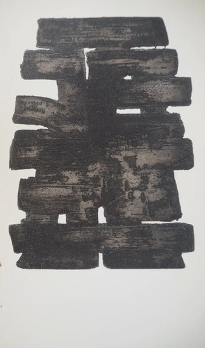 Pierre soulages eau forte - soulages, :