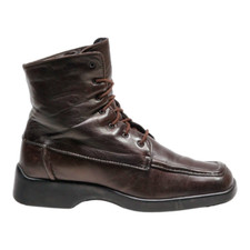 Bottes À Lacets En Cuir