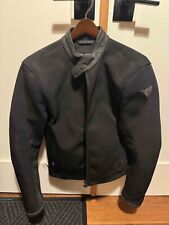 Dainese Leather-Textile Competition Motorcycle Jacket w/ Pro-Armor Pads Size S/M