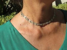 Antique Yellow Diamond Necklace or Bracelet Plat 18KY 15" Length 10.26CT EGL USA