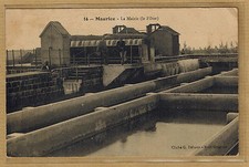 Old postcard Africa Mauritius - the town hall the filter cliché rare rp0534