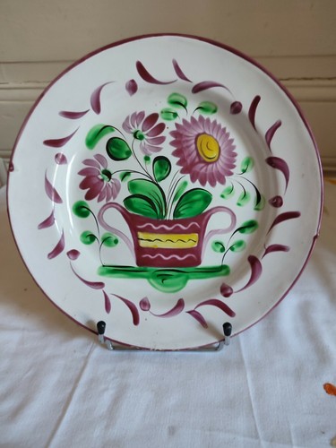 Assiette faïence lunéville - faïence,
