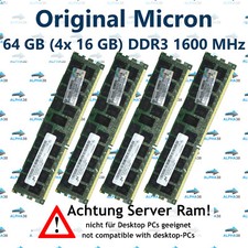 64 Go (4x 16 Go) RDIMM ECC