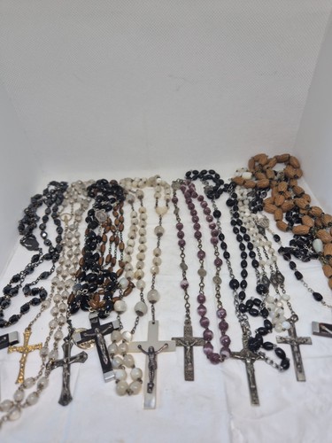 Lot anciens chapelets - anciens, nacre