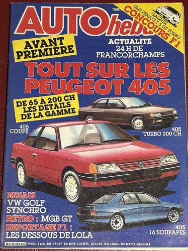 Auto hebdo autohebdo 534 - 534, 6