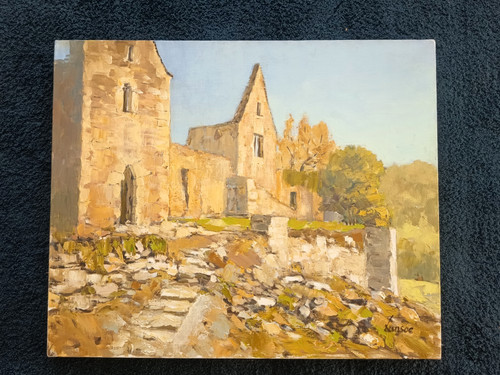 Huile sur toile - sur, ancienne