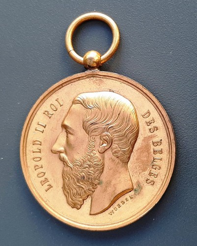 Medaille belgique 1893 roi - belgique,