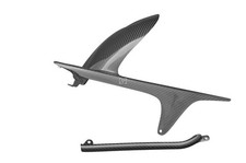 Garde boue arrière Carbone