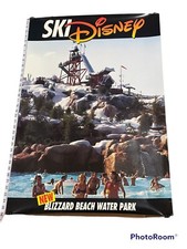 VINTAGE SKI DISNEY  POSTER! MICKEY MOUSE!