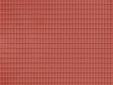 Toit Tuiles Roux Marron Feuille 100 X 200 MM (Paquet De 2) Ho / Oo Jauge Auhagen