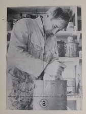 Manifesto Bram bogart al salone annunciata  1974 