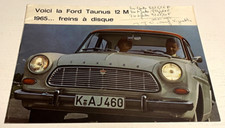 Brochure de Vente FORD Taunus