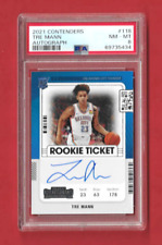 Basketball 2021 Panini Contenders Rookie Ticket Autographe Tre Mann #118 PSA 8