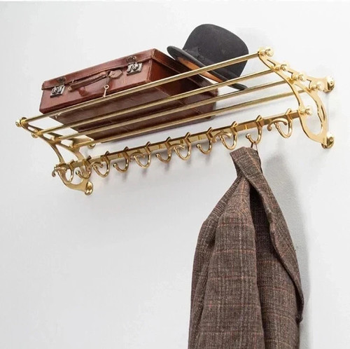 Porte manteau laiton - porte-manteau,
